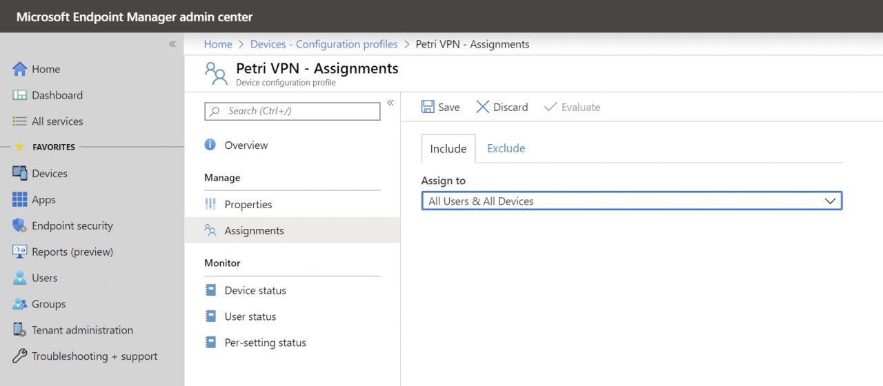 How to Configure a Windows 10 VPN Profile Using Microsoft Intune (Image Credit: Russell Smith)