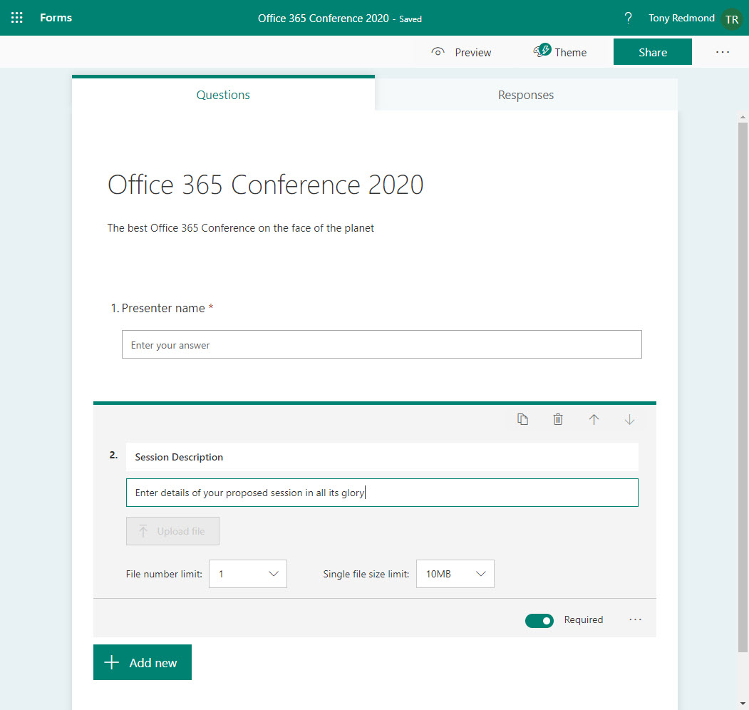 Microsoft Forms Gets File Upload Capability Petri IT Knowledgebase