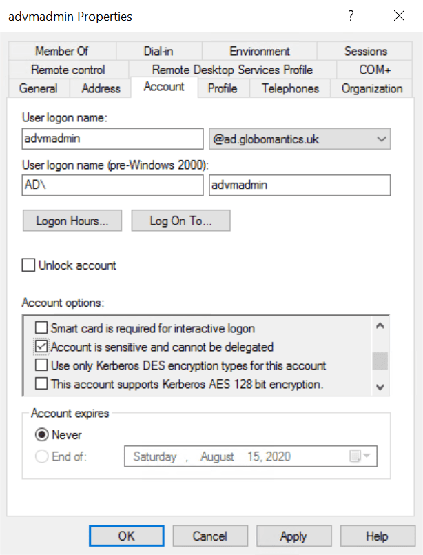 Find and Block Unconstrained Delegation in Active Directory