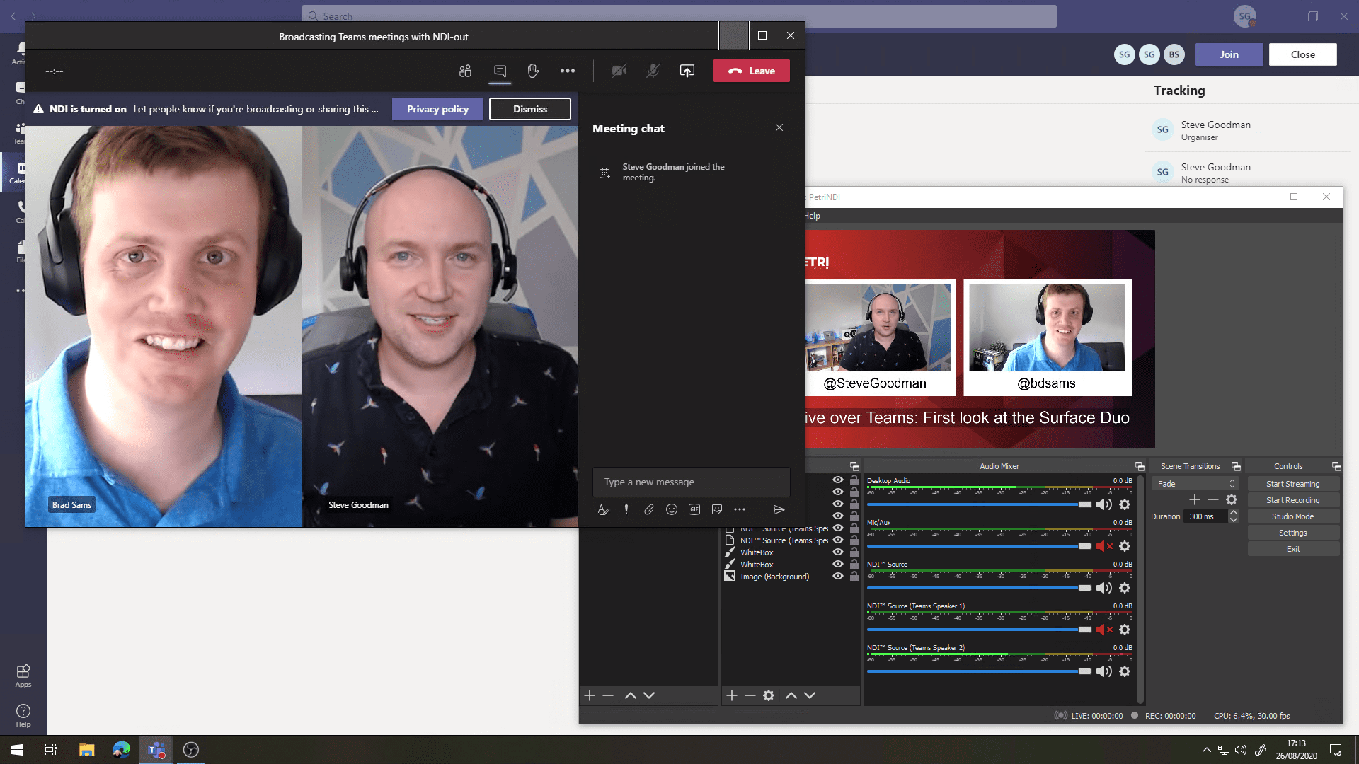 How To Broadcast Teams Meetings Like A Pro With Ndi And Obs Petri It Knowledgebase