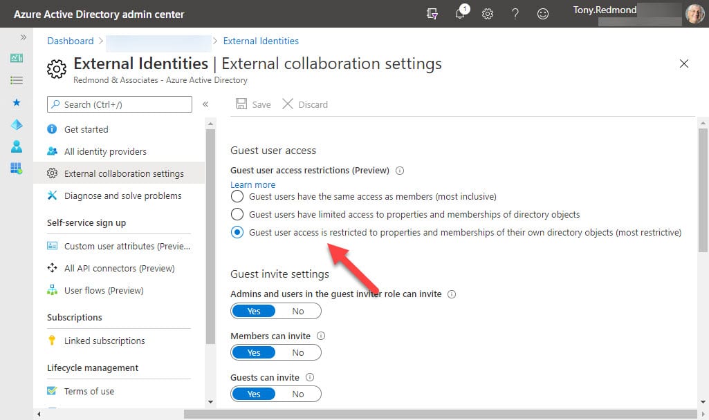 Azure AD Guest Access