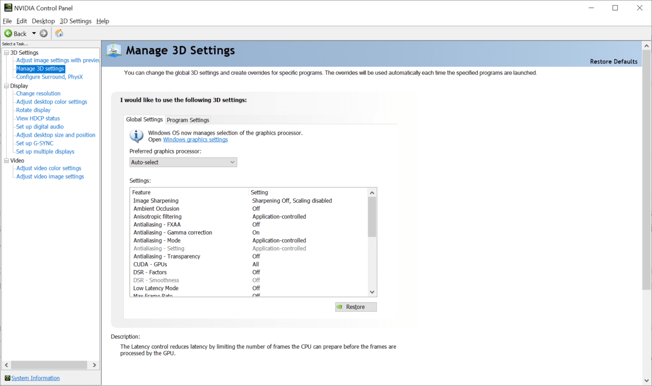 intel graphics and media control panel for windows 10