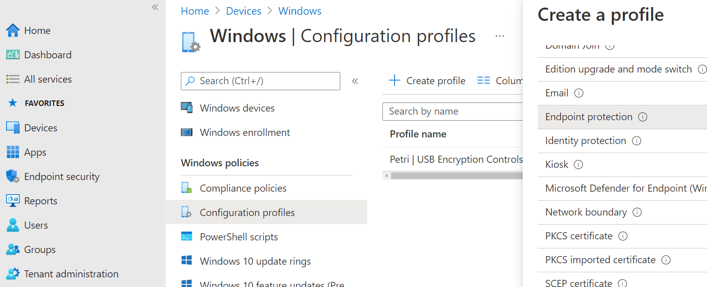 bitlocker endpoint security policy 6