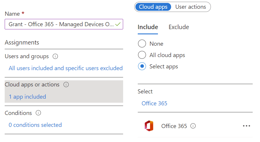 03 conditional access office 365 app