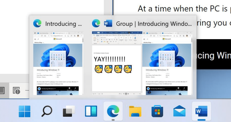Windows 11 snap groups