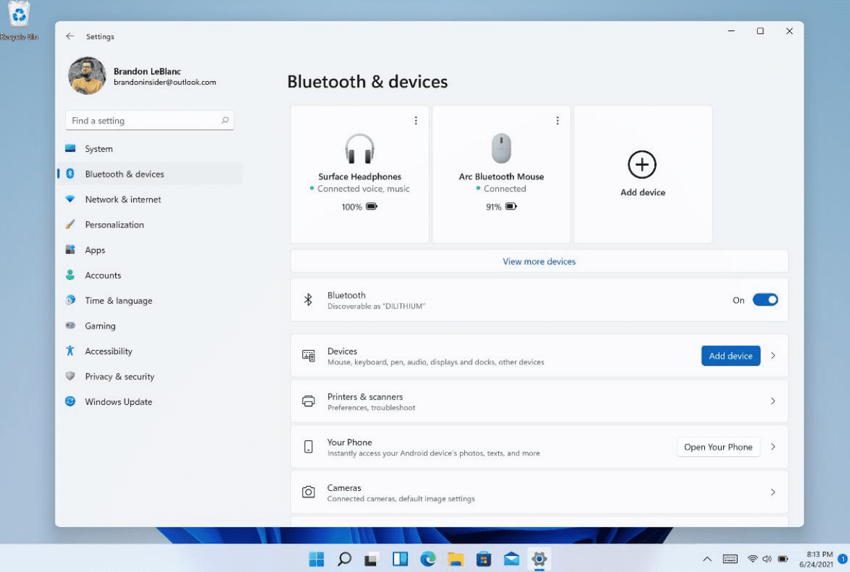 Windows 11 settings