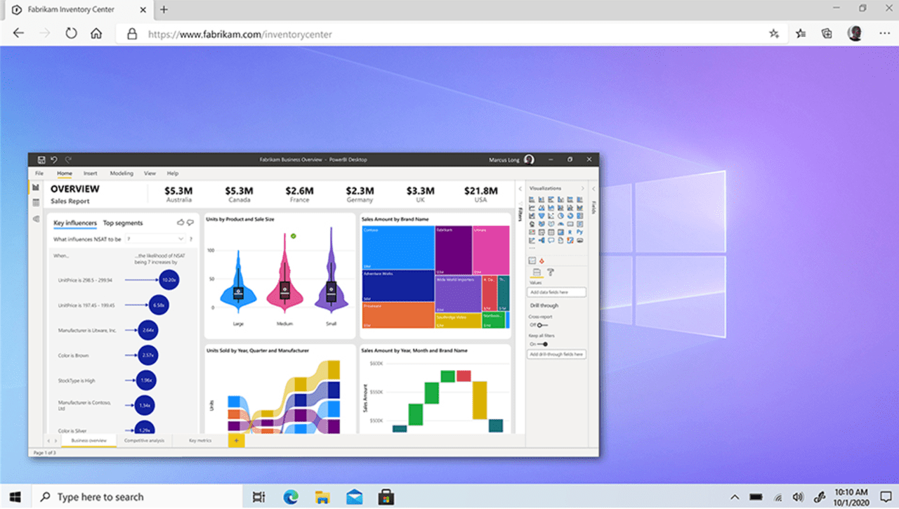 Windows 365 running in the browser