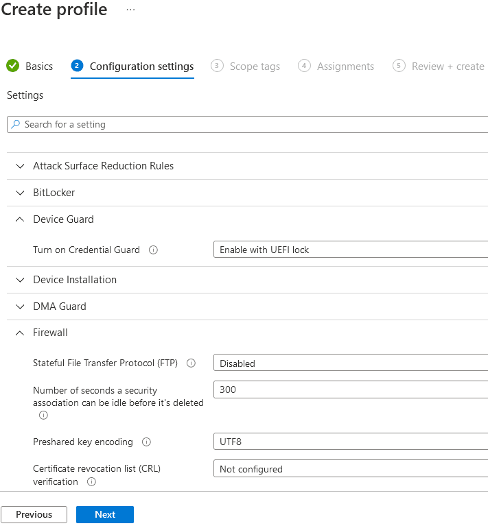 Customize a security baseline in Microsoft Endpoint Manager (Intune)