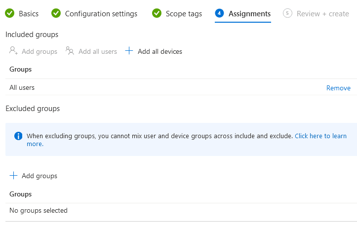 Assign users or groups in Microsoft Endpoint Manager (Intune)