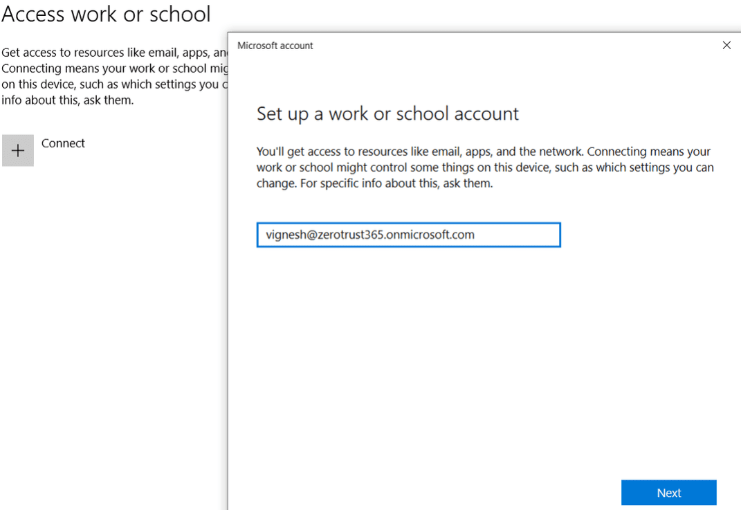 Access the Accounts section in the Windows 10 Settings app