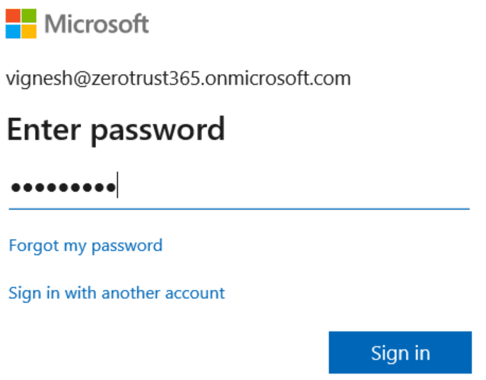 Click Access work or school, and then select Connect, and enter your email address and password.