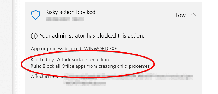 Microsoft Defender Notification