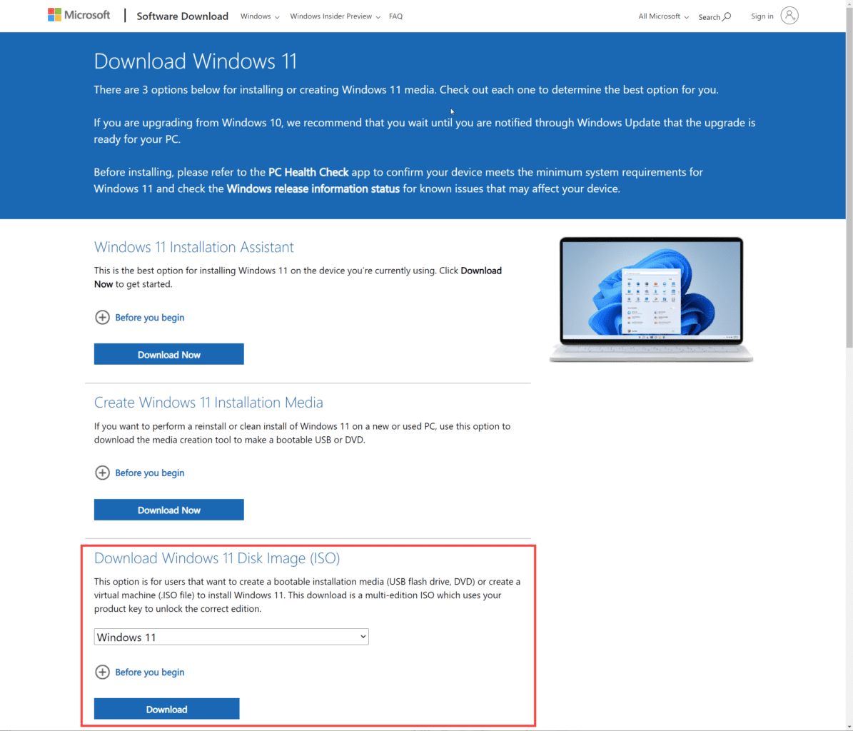 How to Download & Install Windows 11 ISO File