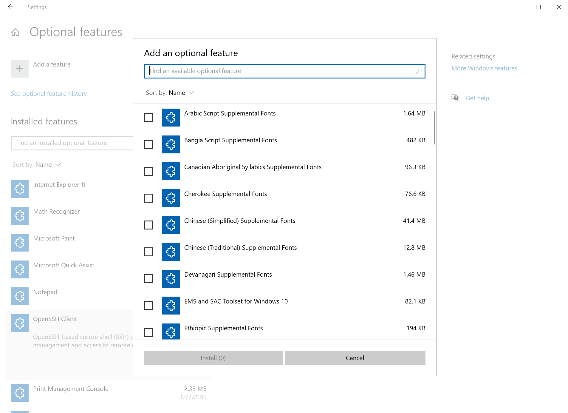 Windows Settings