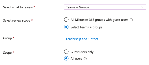 Periodic reviews on all guest users across all your Microsoft Teams and Microsoft 365 groups in your organization