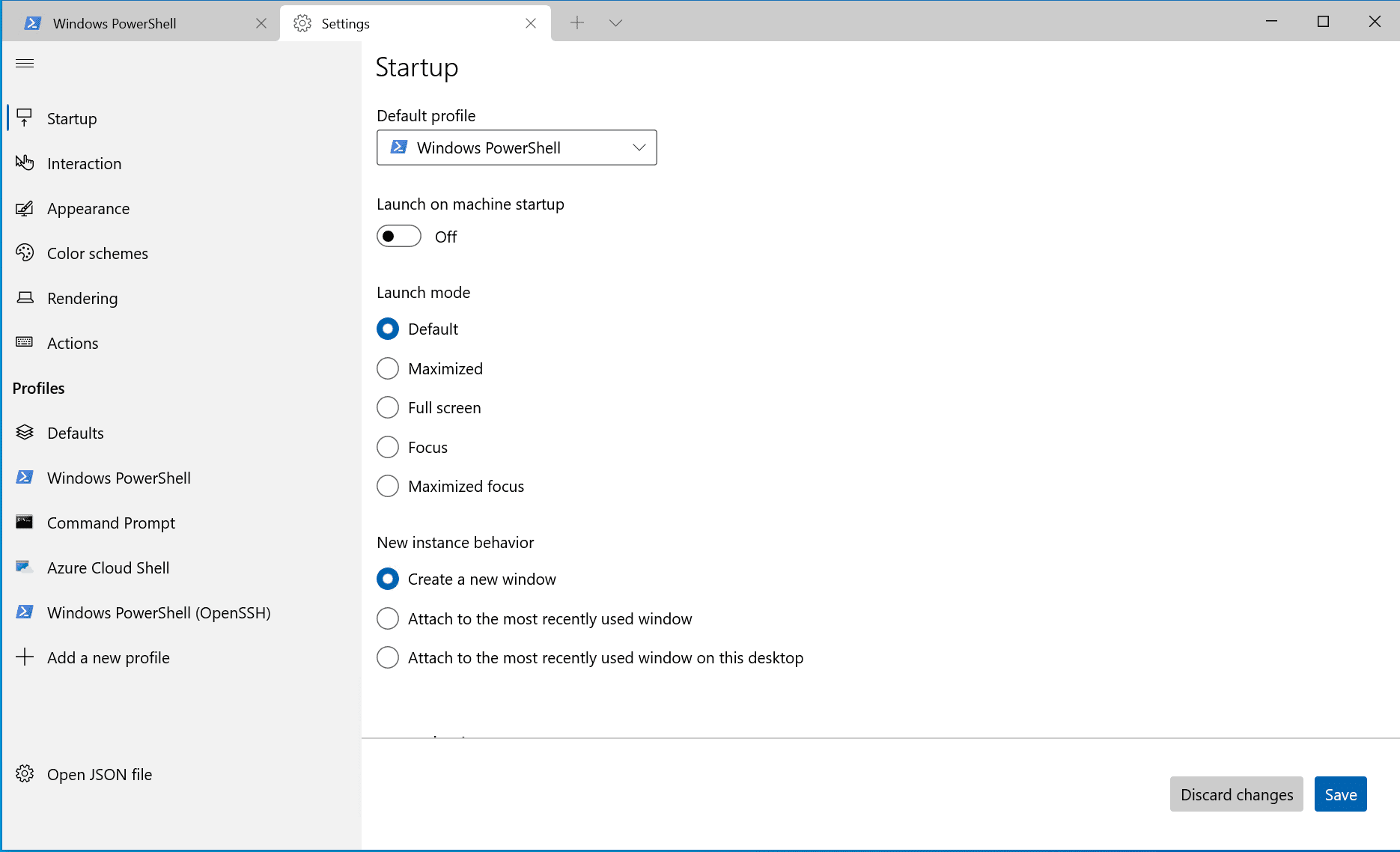 Add Profile - Windows Terminal