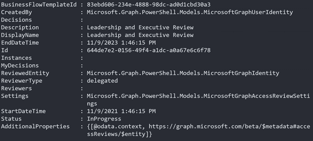 How to run Access Reviews using PowerShell