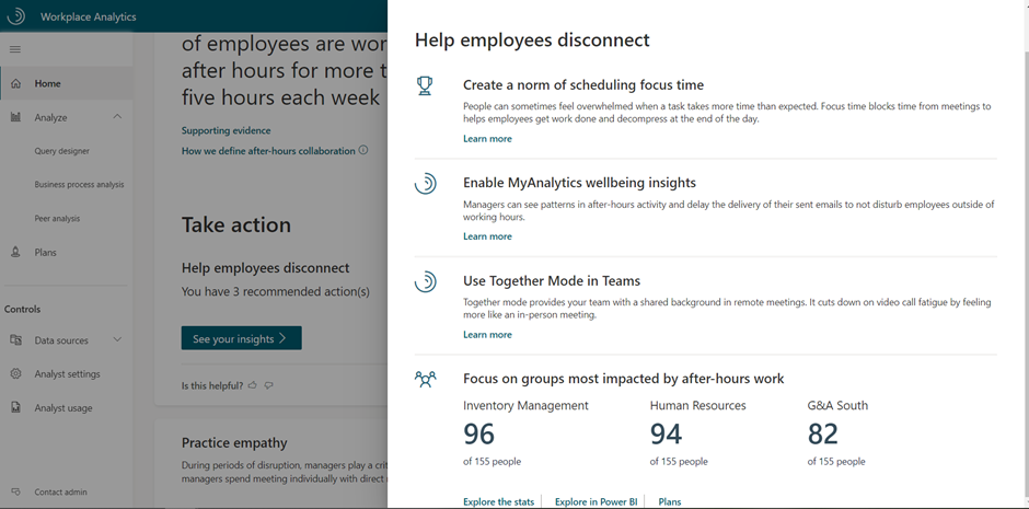 Help employees connect with Microsoft Viva Insights