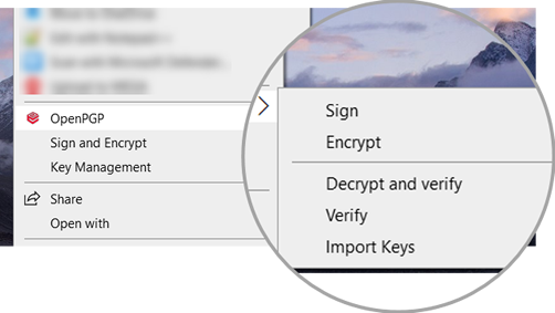Encrypting an email with the Encryptomatic OpenPGP solution