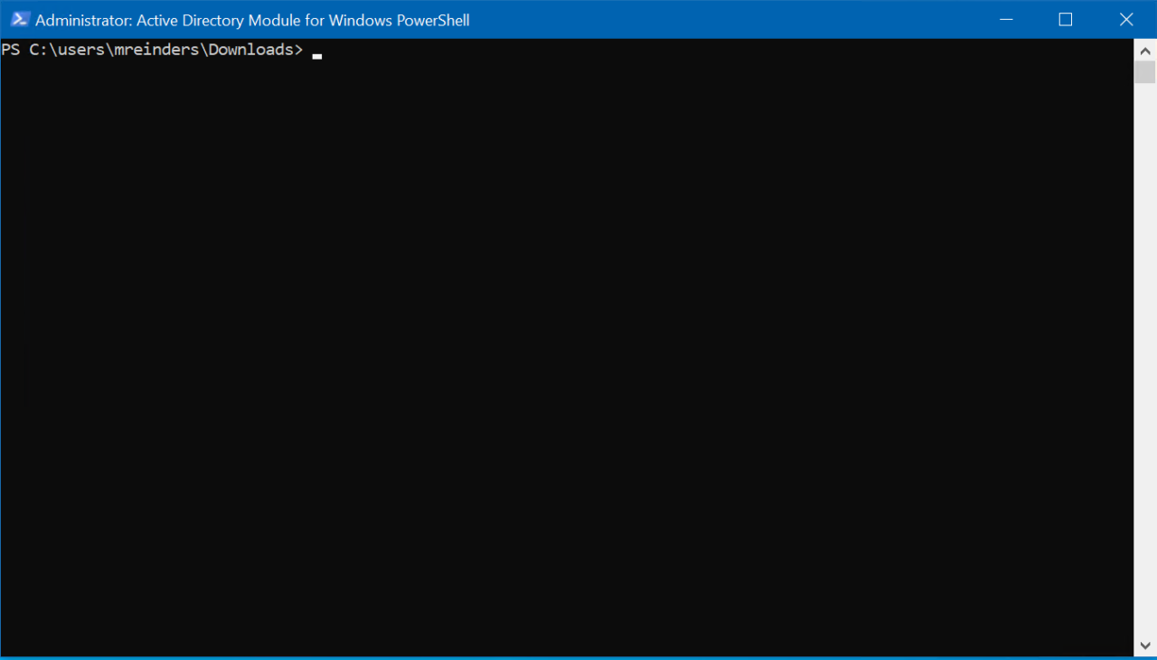 Active Directory Module for Windows PowerShell
