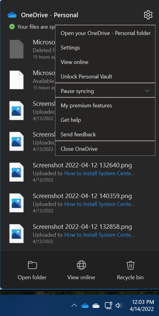 How to Close the OneDrive sync client