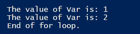 We added another condition to stop the script when the variable reaches a false state.