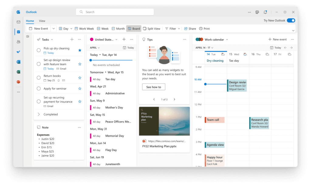 Microsoft new Outlook for Windows