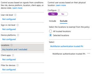 Using Conditional Access Policies to Allow Access to Office 365