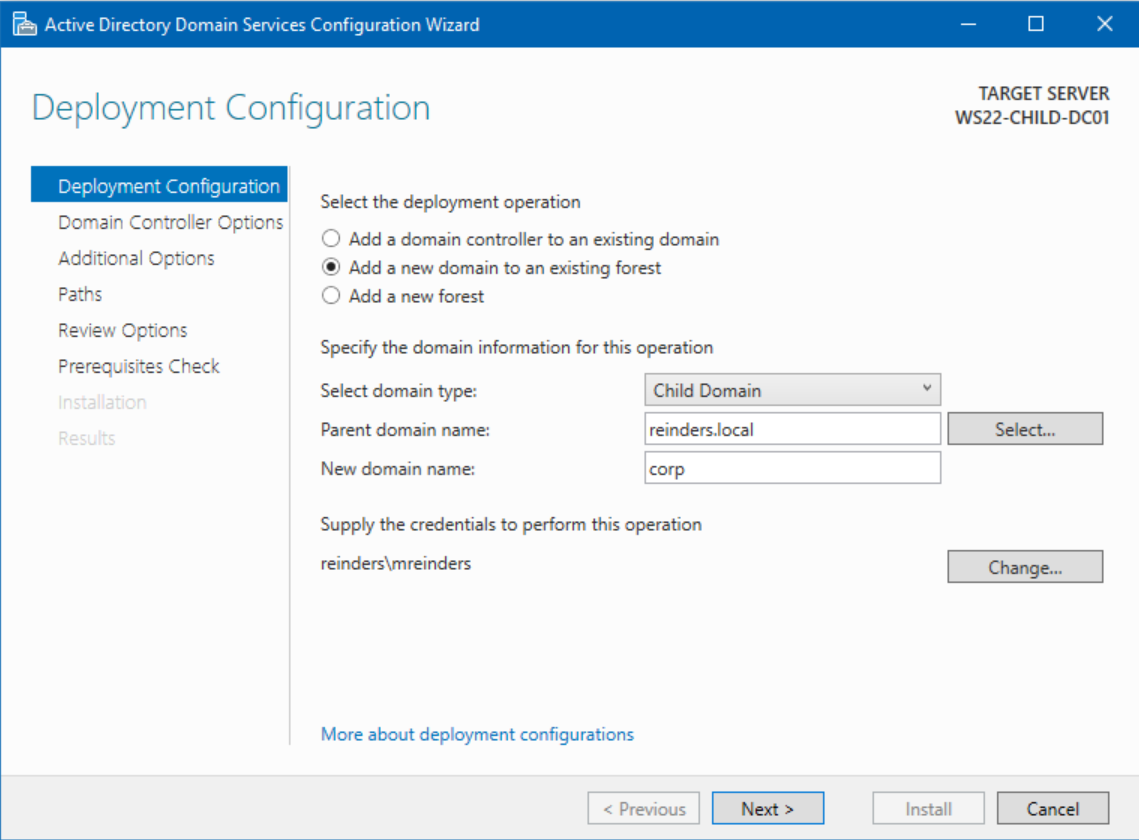 add a new domain controller to an existing forest