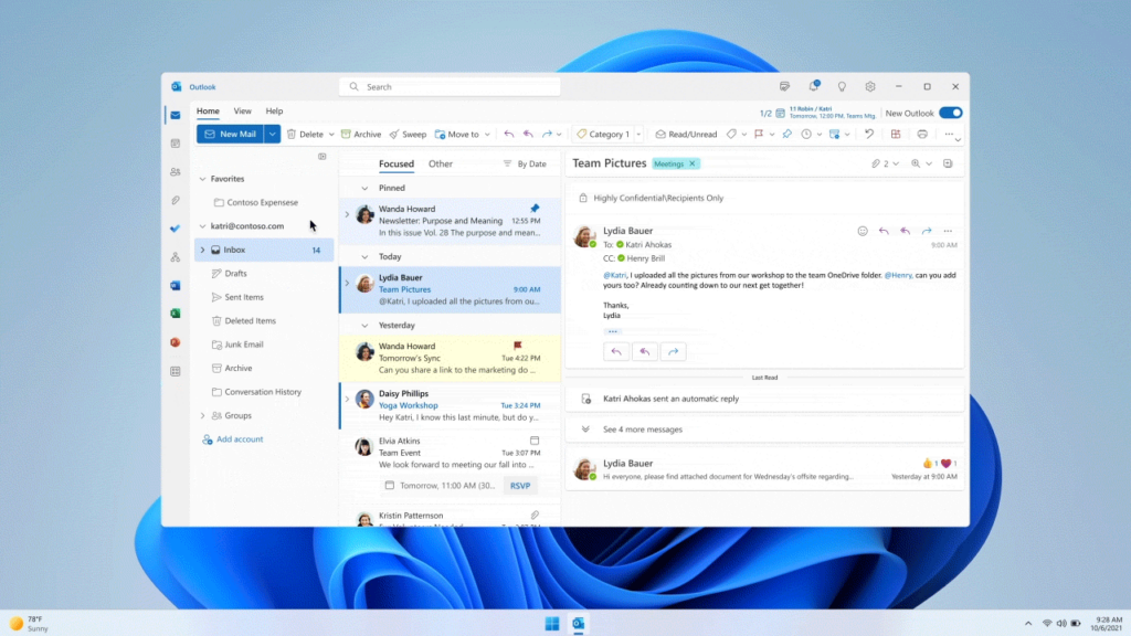 Microsoft New One Outlook App Now Available for All Office Insiders