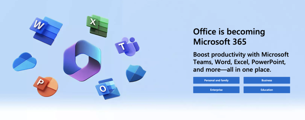 Office Becoming Microsoft 365 