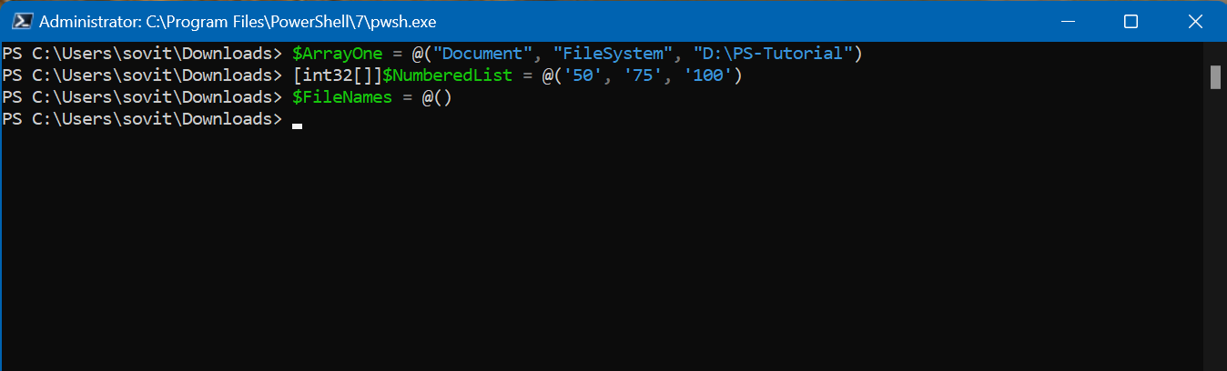 How to Use a PowerShell Array | Petri IT Knowledgebase