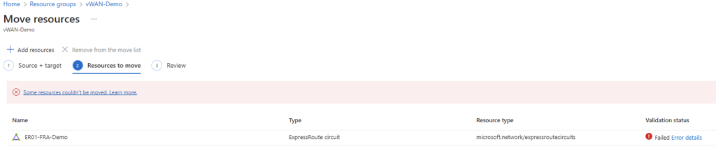 It's not possible to migrate an Azure ExpressRoute connection on your own