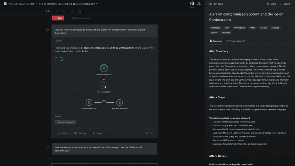 La nueva herramienta Security Copilot de Microsoft utiliza GPT-4 para responder rápidamente a las amenazas