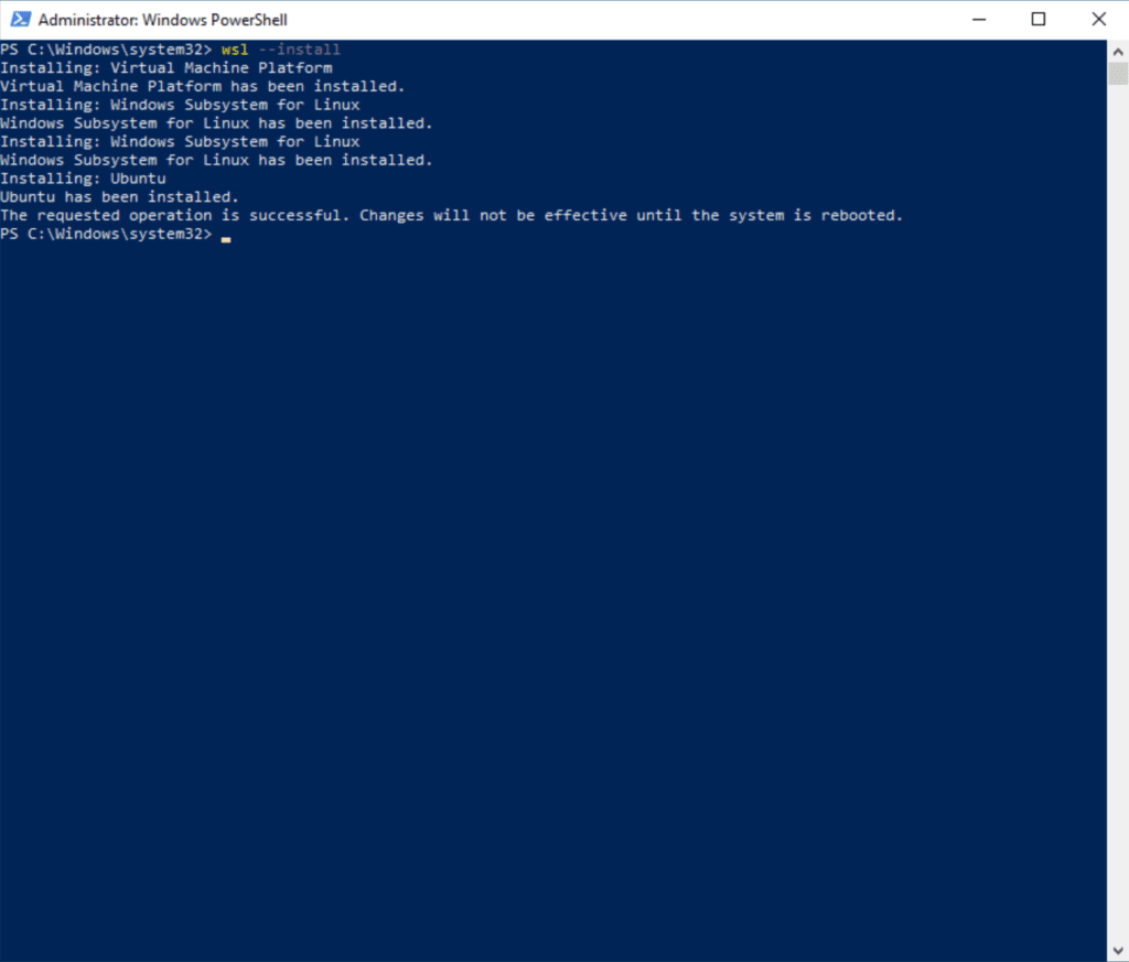 how to instal wsl2 on windows 10