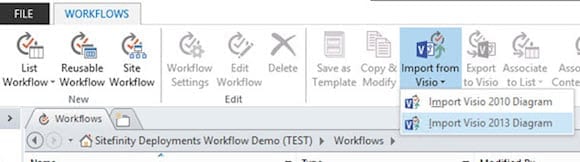 Moving the Workflow into SharePoint Designer 2013 import from visio