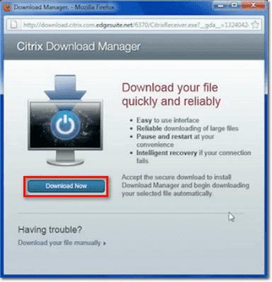 Citrix download manager