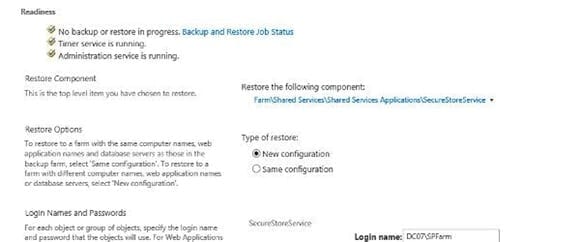 5-Central Administration-Restore Service Application
