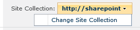 Sharepoint 2010 Change Site Collection