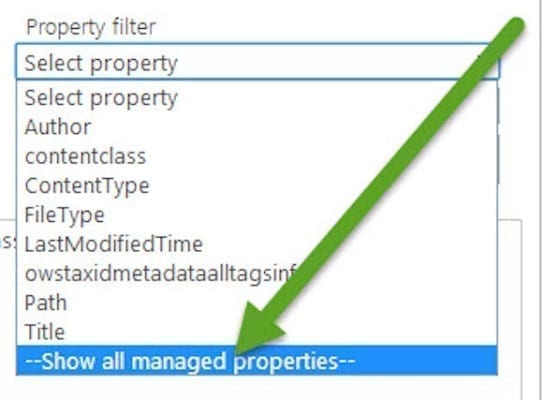 Result Source for Search in SharePoint 2013 show all managed properties