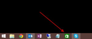 Windows 8.1 modern apps taskbar