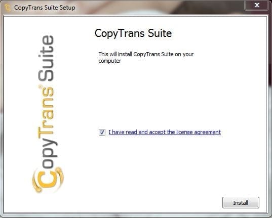 CopyTrans Suite iTunes transfer fig 1
