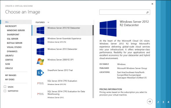 Deploying a Windows Azure virtual machine