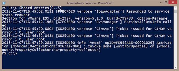 VMware Event Logs and PowerCLI