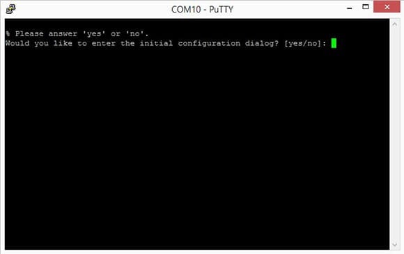 Cisco USB Console Connection Setup: PuTTY
