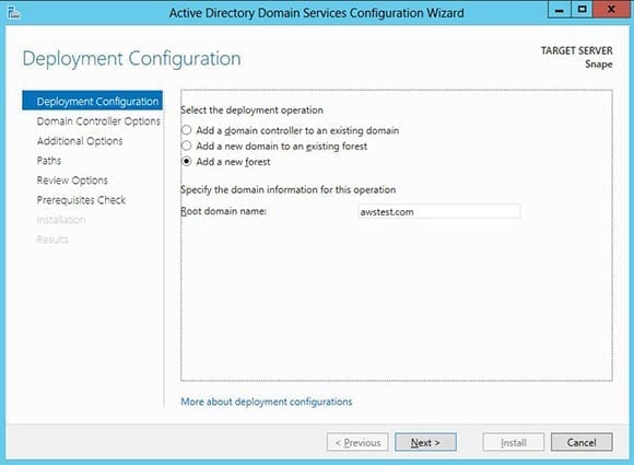 Fig 2 Deployment Configuration