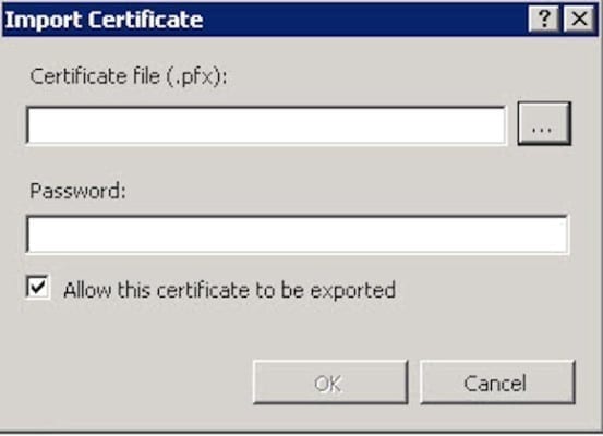 Configuring SSL on SharePoint sites WebServer