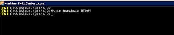 Seed Exchange 2010 DAG Database mount