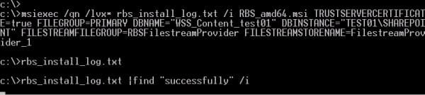 Install the RBS client library on the Web Server