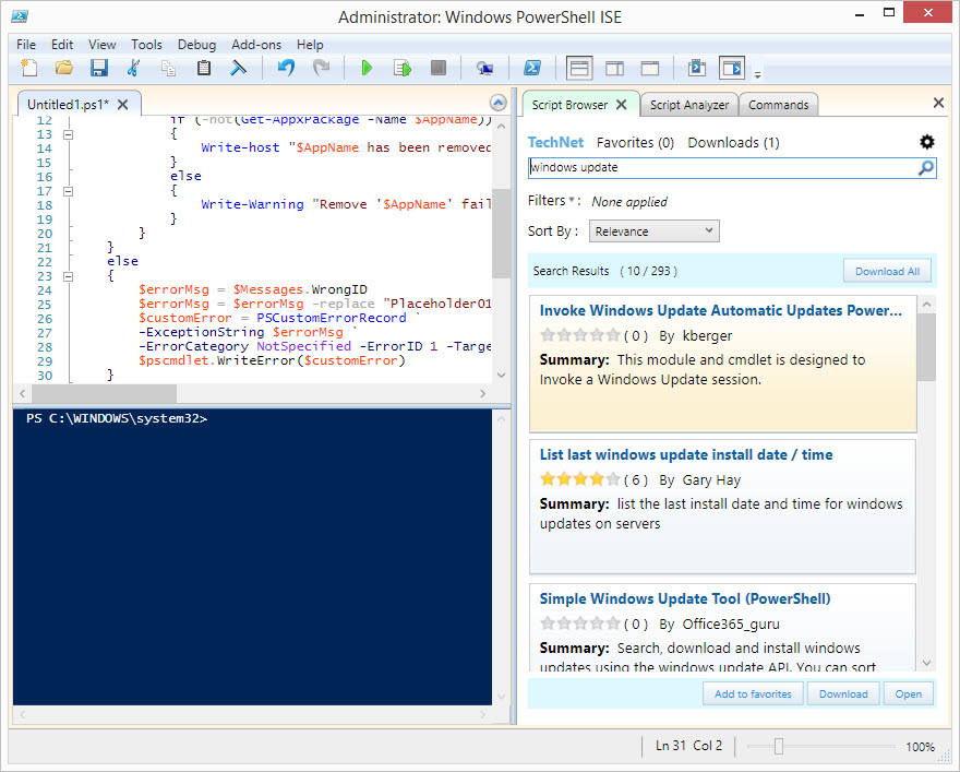 Powershell create